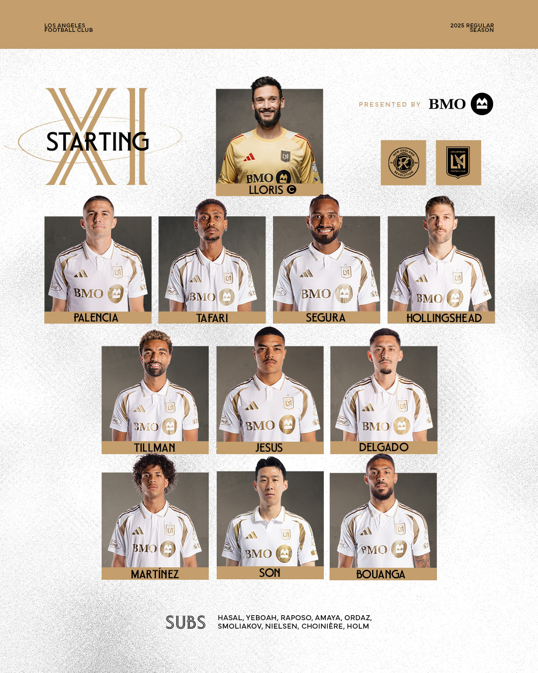 开云体育app-洛杉矶FC客战新英格兰革命首发：孙兴慜首次先发，洛里在列