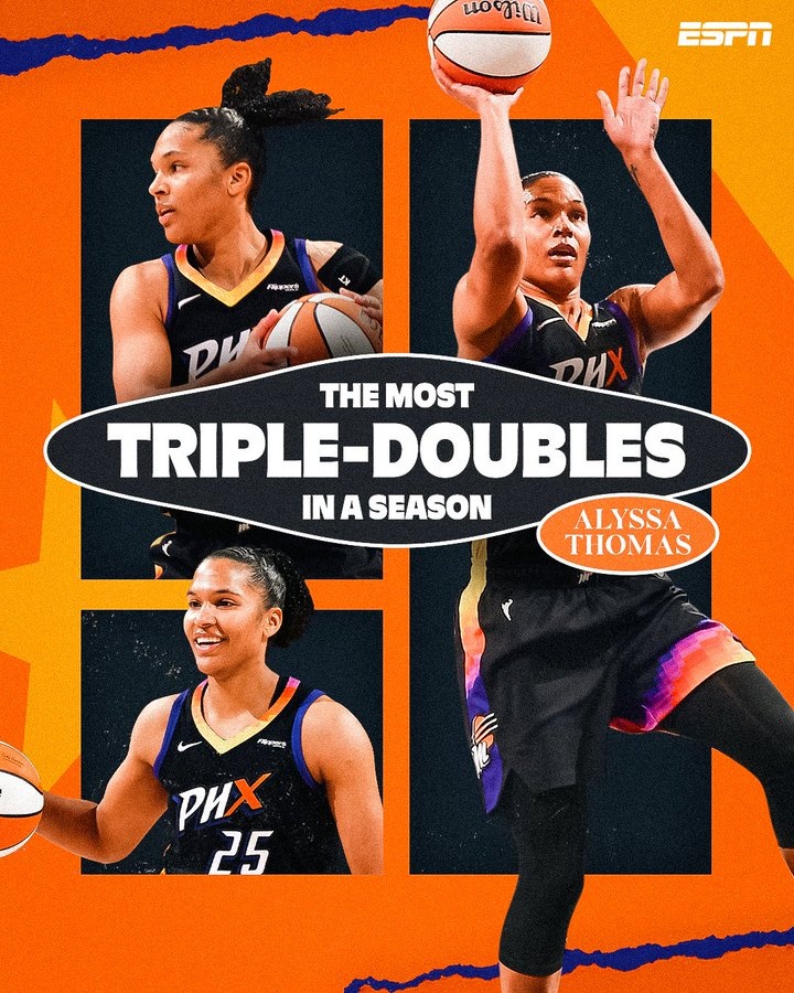 开云体育-阿丽莎-托马斯狂揽12+16+15，创单季三双历史纪录，连续15+助攻前无古人